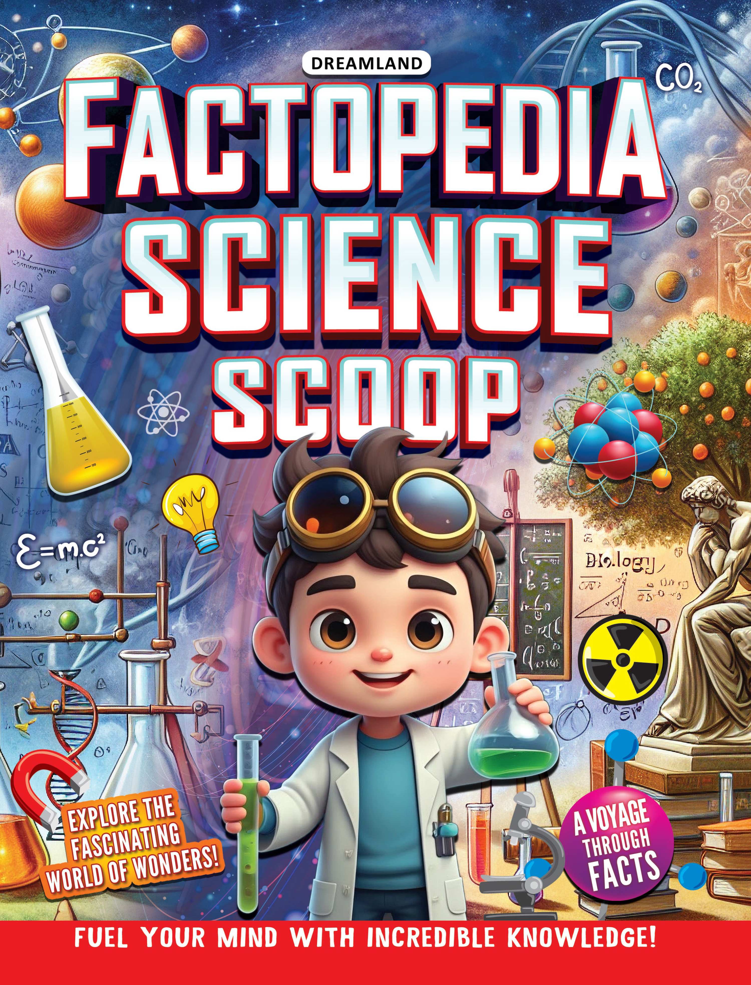 Dreamland Publications Factopedia Science Scoop: Incredible Science Facts for Kids Age 6+ | Grocsy
