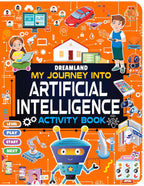 Dreamland Publications Artificial Intelligence Activity Book for Kids Age 7+ - Activities about AI, Computers and Machine Learning | Grocsy