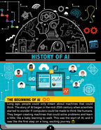 Dreamland Publications Artificial Intelligence Activity Book for Kids Age 7+ - Activities about AI, Computers and Machine Learning | Grocsy