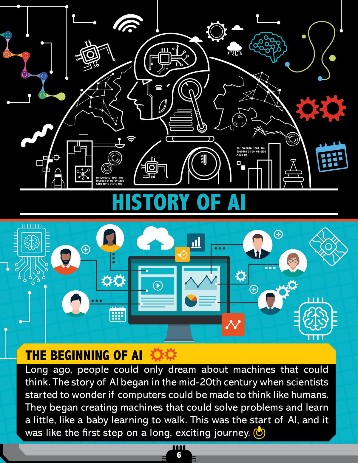 Dreamland Publications Artificial Intelligence Activity Book for Kids Age 7+ - Activities about AI, Computers and Machine Learning | Grocsy