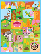 Dreamland Publications Pixel Sticker Activity Book: Leo's Journey – Over 1,400 Stickers for Kids Age 4+ | Adventure-Themed Pixel Art, Sticker Puzzles | Grocsy