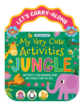 Dreamland Publications Jungle- Let's Carry-Along Activity, Colouring Book for Kids Age 3 -8 years (My Very Cute Activities Series) | Grocsy