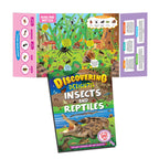 Dreamland Publications Insects and Reptiles Discovering Delights Flap Book for Kids Age 4 - 10 years | Grocsy