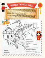 Dreamland Publications Time Travel Adventure Activity Book for Kids Age 5 -10 years | Grocsy