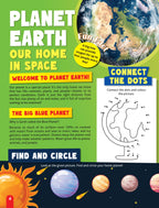Dreamland Publications Junior Genius: Our Amazing Planets – A Fun-Filled Learning Book for Kids Age 7+ | Discover Earth, Mars, Jupiter & More with Facts, Activities, and Quizzes | Grocsy