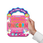 Dreamland Publications Unicorn- Let's Carry-Along Activity, Colouring Book for Kids Age 3 -8 years (My Very Cute Activities Series) | Grocsy