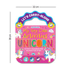 Dreamland Publications Unicorn- Let's Carry-Along Activity, Colouring Book for Kids Age 3 -8 years (My Very Cute Activities Series) | Grocsy