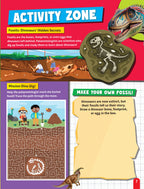 Dreamland Publications Junior Genius: Dino Discovery – A Fun-Filled Learning Book for Kids Age 7+ | Explore the World of Dinosaurs with Facts, Games, Puzzles | Grocsy