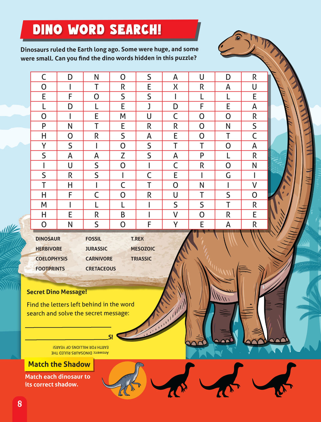 Dreamland Publications Junior Genius: Dino Discovery – A Fun-Filled Learning Book for Kids Age 7+ | Explore the World of Dinosaurs with Facts, Games, Puzzles | Grocsy