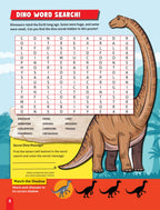 Dreamland Publications Junior Genius: Dino Discovery – A Fun-Filled Learning Book for Kids Age 7+ | Explore the World of Dinosaurs with Facts, Games, Puzzles | Grocsy