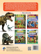 Dreamland Publications Junior Genius: Dino Discovery – A Fun-Filled Learning Book for Kids Age 7+ | Explore the World of Dinosaurs with Facts, Games, Puzzles | Grocsy