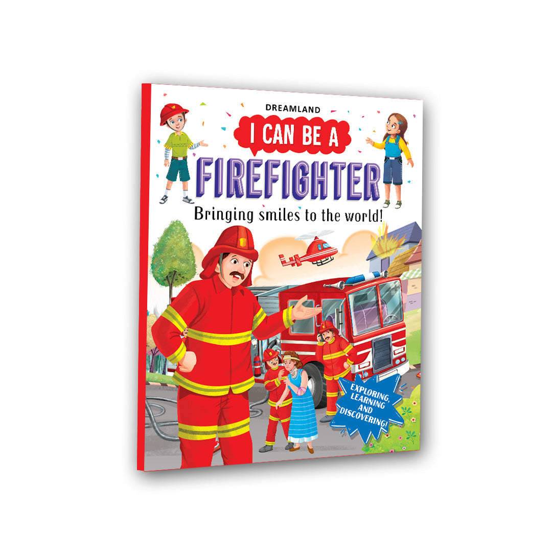 Dreamland Publications I Can Be a Firefighter- Discover the Exciting World of Firefighters Through Stories and Colourful Illustrations  for Kids Ages 4–8 | Grocsy