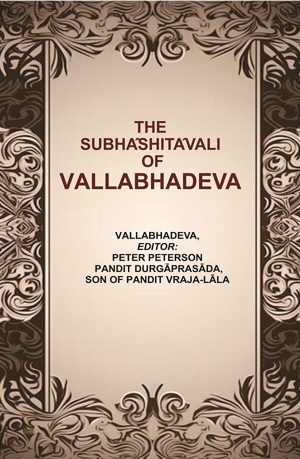 The Subhâshitâvali of Vallabhadeva - Gyan Books | Grocsy