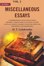 Miscellaneous Essays: A Comprehensive Collection Of Essays Exploring Various Aspects Of Indian Culture, - Gyan Books | Grocsy