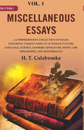 Miscellaneous Essays: A Comprehensive Collection Of Essays Exploring Various Aspects Of Indian Culture, - Gyan Books | Grocsy