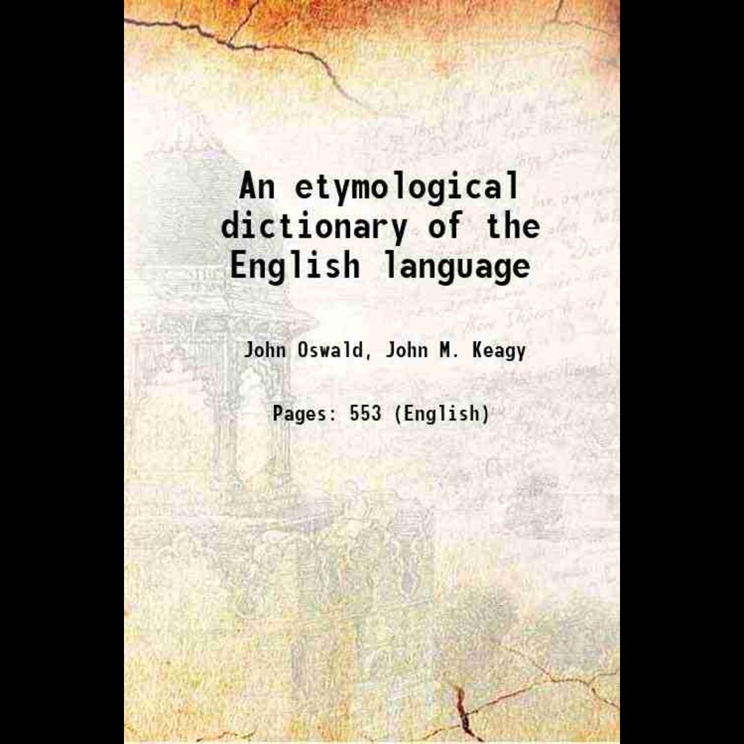 An Etymological Dictionary Of The English Language - Gyan Books | Grocsy