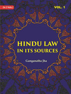 Hindu Law in its Sources 1st - Gyan Books | Grocsy