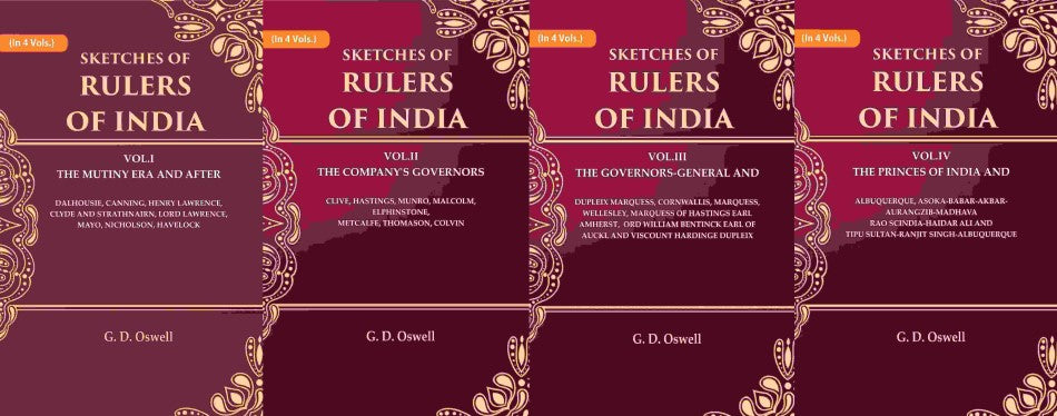 Sketches Of Rulers Of India: 1 The Mutiny Era And After Dalhousie, Canning, Henry Lawrence, Clyde And Vol. - Gyan Books | Grocsy