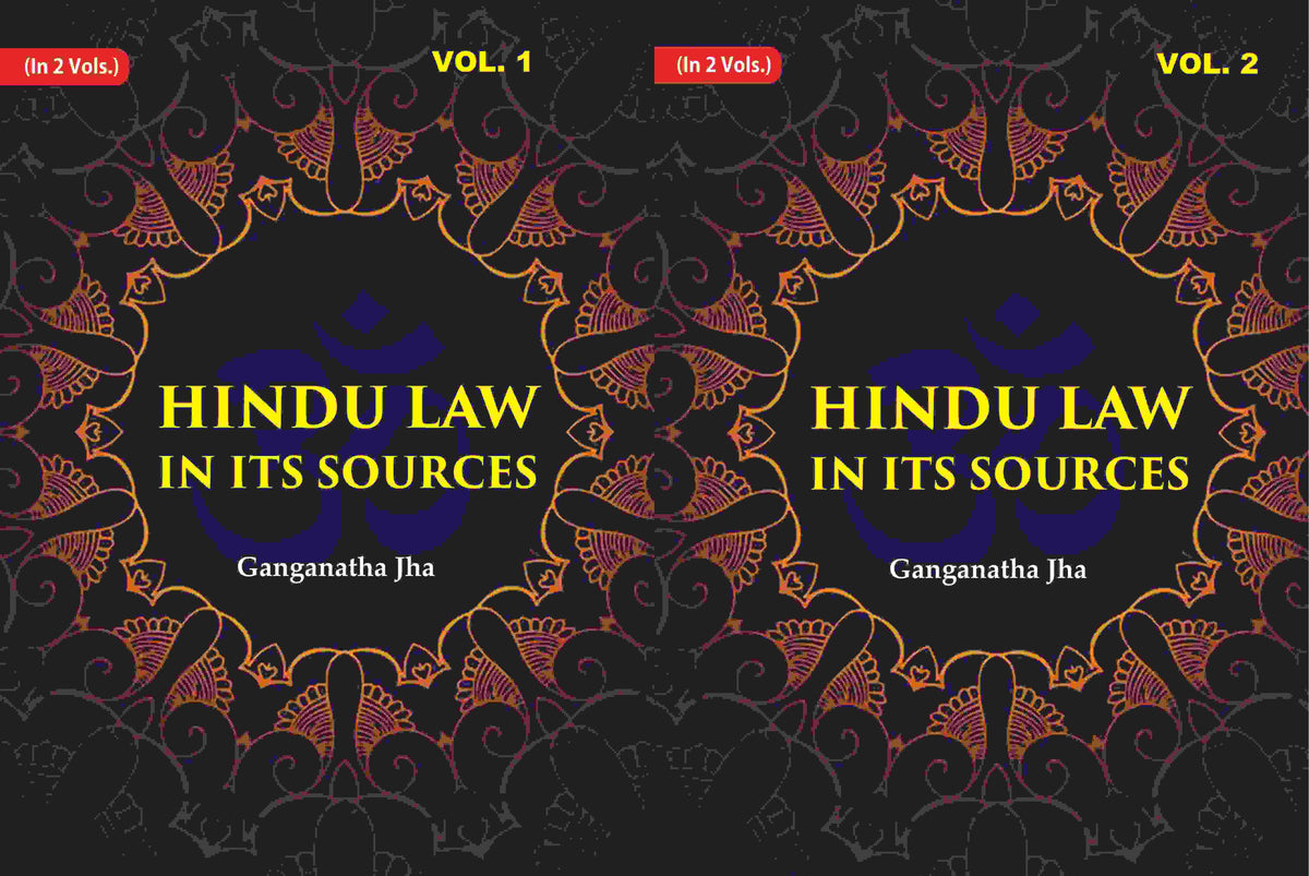 Hindu Law in its Sources 2 Vol. Set - Gyan Books | Grocsy