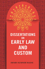 Dissertations on Early Law and Custom - Gyan Books | Grocsy