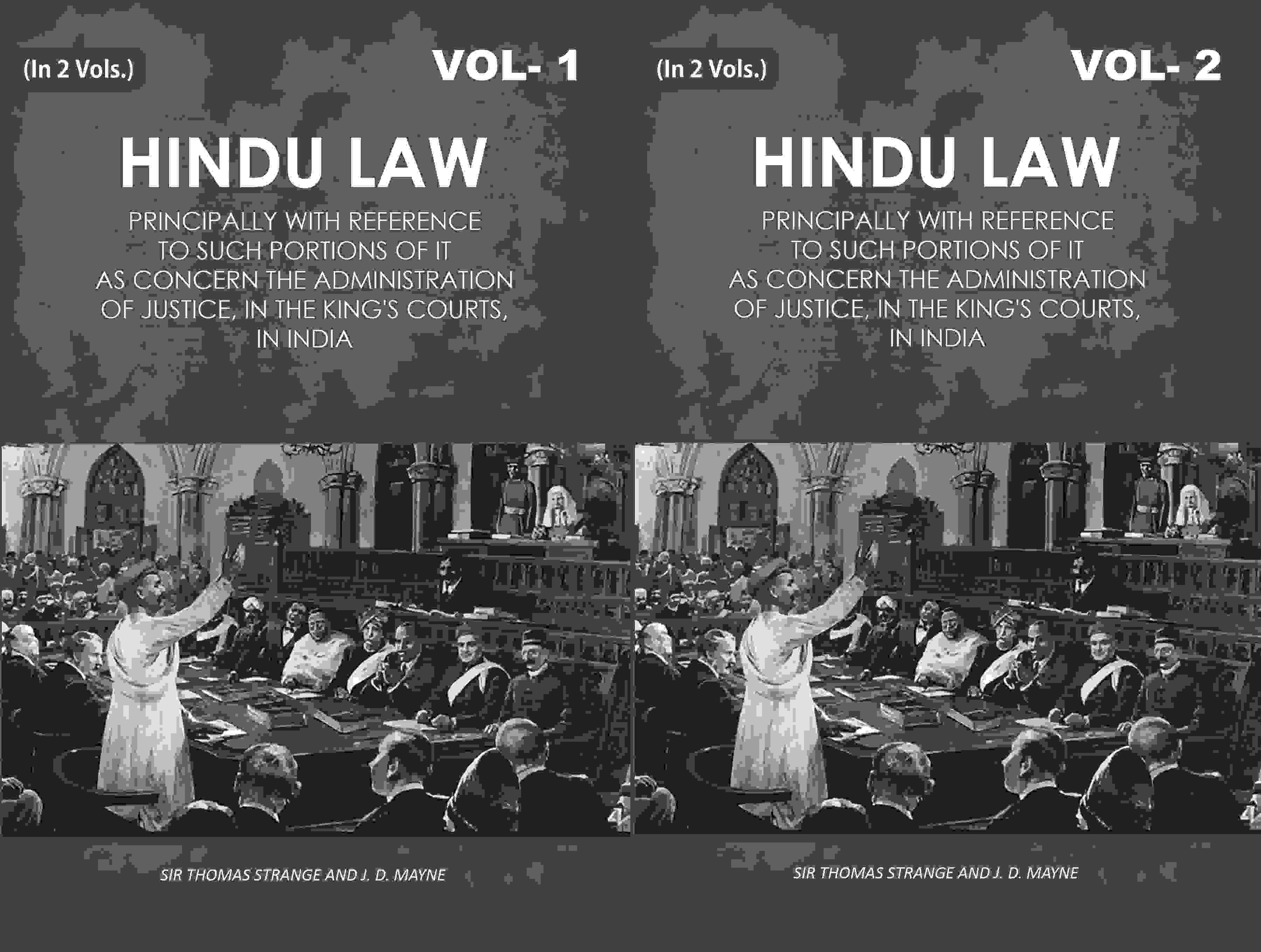 Hindu Law: Principally With Reference To Such Portions Of It As Concern The Administration 2 Vols. Set - Gyan Books | Grocsy