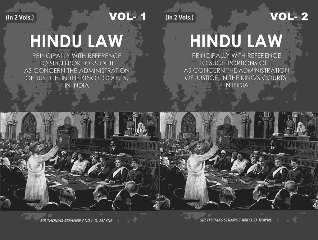 Hindu Law: Principally With Reference To Such Portions Of It As Concern The Administration 2 Vols. Set - Gyan Books | Grocsy