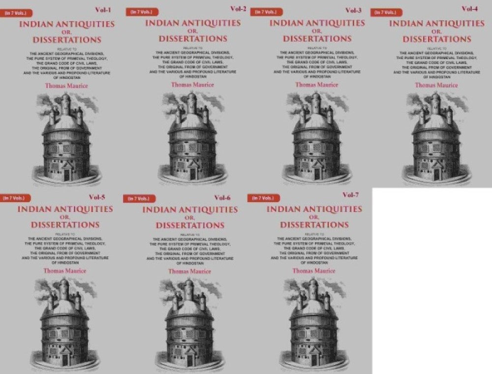 Indian Antiquities Or, Dissertations: Or, Dissertations, Relative To The Ancient Geographical 7 Vols. Set - Gyan Books | Grocsy