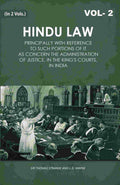 Hindu Law: Principally with Reference to Such Portions of It As Concern the Administration of Justice, in the King's Courts, in India 2nd - Gyan Books | Grocsy