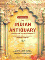 The Indian Antiquary a Journal of Oriental Research in Archeology, History, Literature, Languages, Folklore: Vol. LV. 1926 55th - Gyan Books | Grocsy