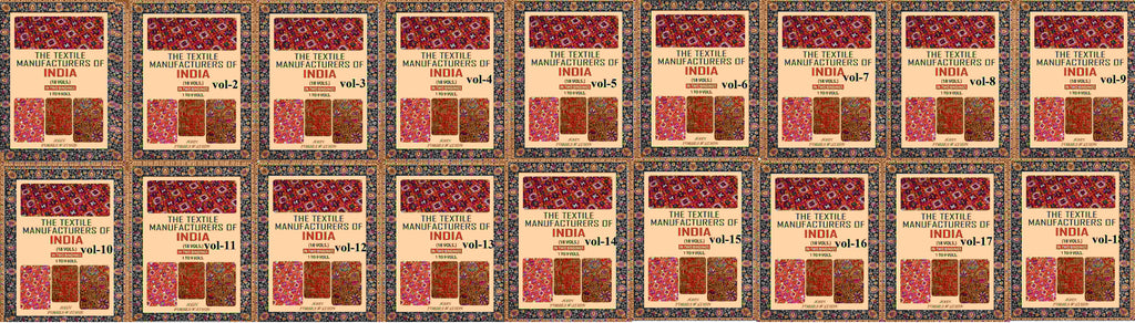 The Textile Manufacturers of India In Two Binding (Set) 1 To 9 Vol Or 10 to 18 vol - Gyan Books | Grocsy