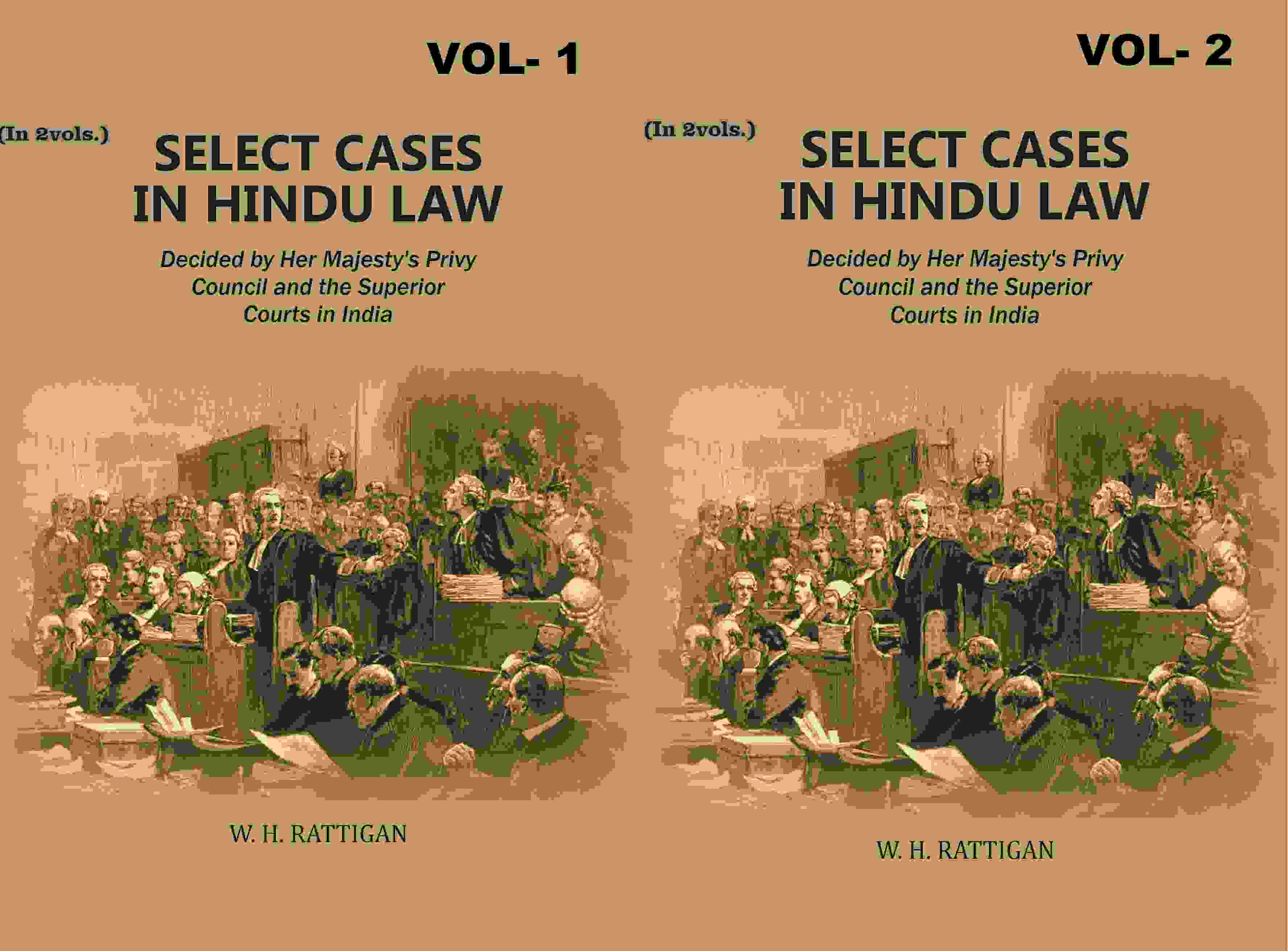 Select Cases in Hindu Law: Decided by Her Majesty's Privy Council and the Superior Courts in India 2 Vols. Set - Gyan Books | Grocsy