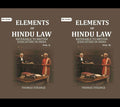 Elements of Hindu Law: Referable to British Judicature in India 2 Vols. Set - Gyan Books | Grocsy