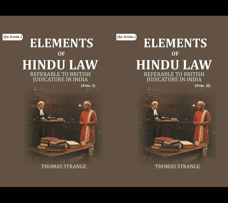Elements of Hindu Law: Referable to British Judicature in India 2 Vols. Set - Gyan Books | Grocsy