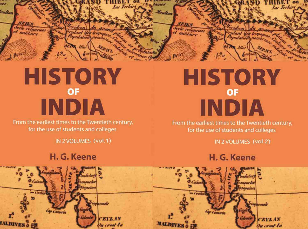 History of India: From the earliest times to the Twentieth century, for the use of students and colleges (2 Vols. Set) - Gyan Books | Grocsy