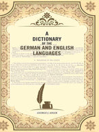 A Dictionary of the German and English Languages - Gyan Books | Grocsy