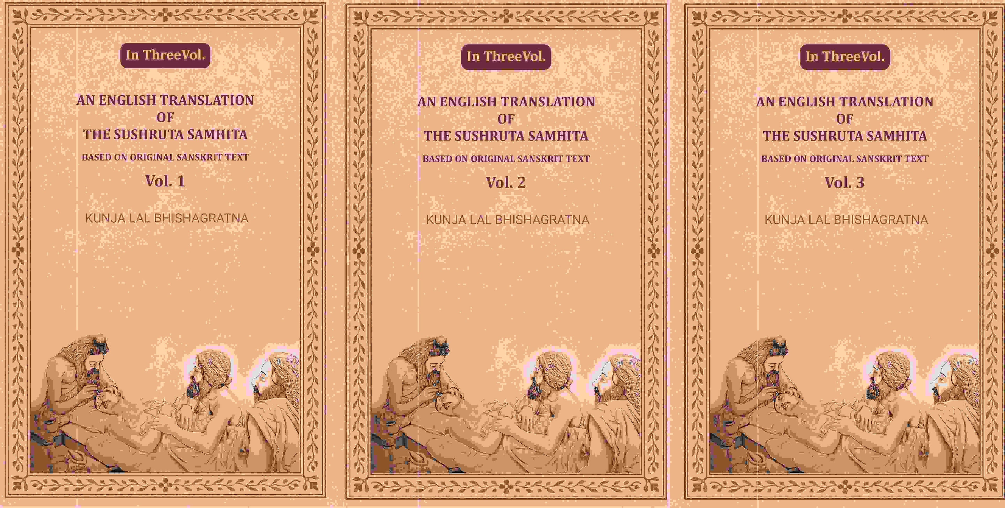 An English translation of the Sushruta samhita, based on original Sanskrit text (3 Vols. Set) - Gyan Books | Grocsy