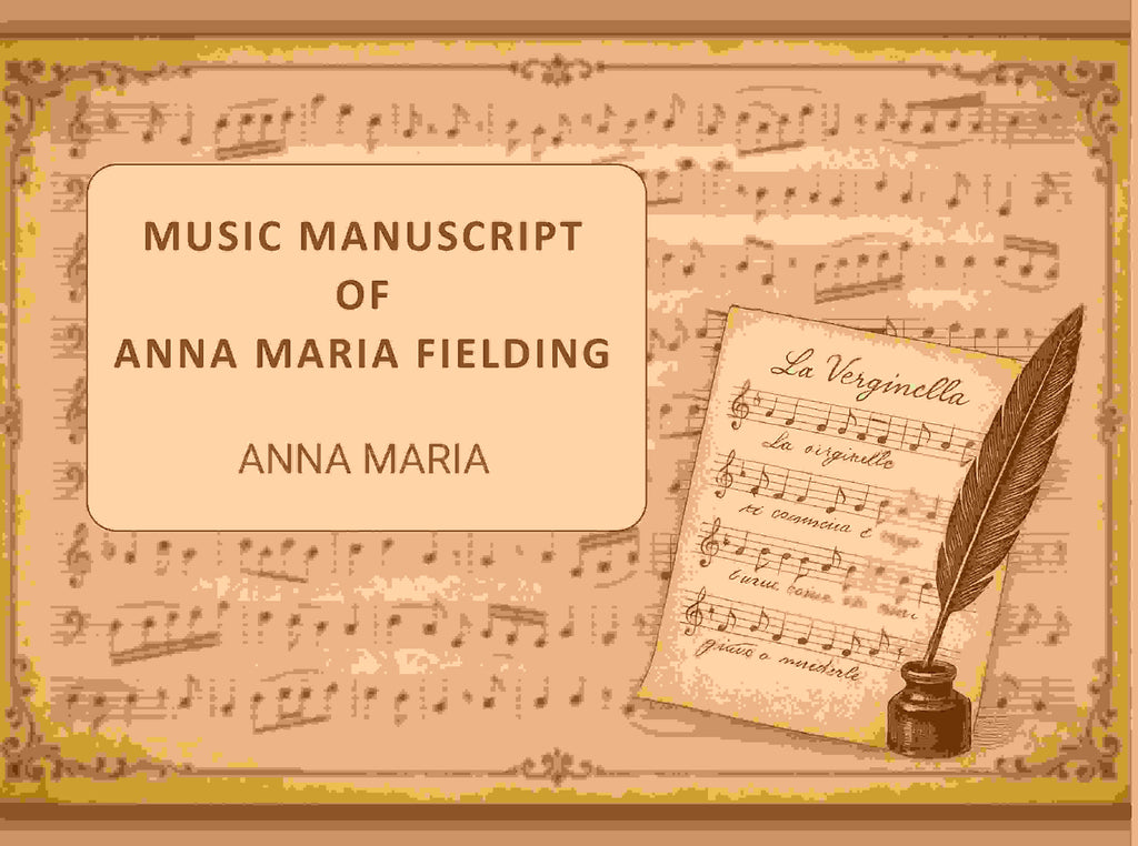 Music manuscript of Anna Maria Fielding - Gyan Books | Grocsy