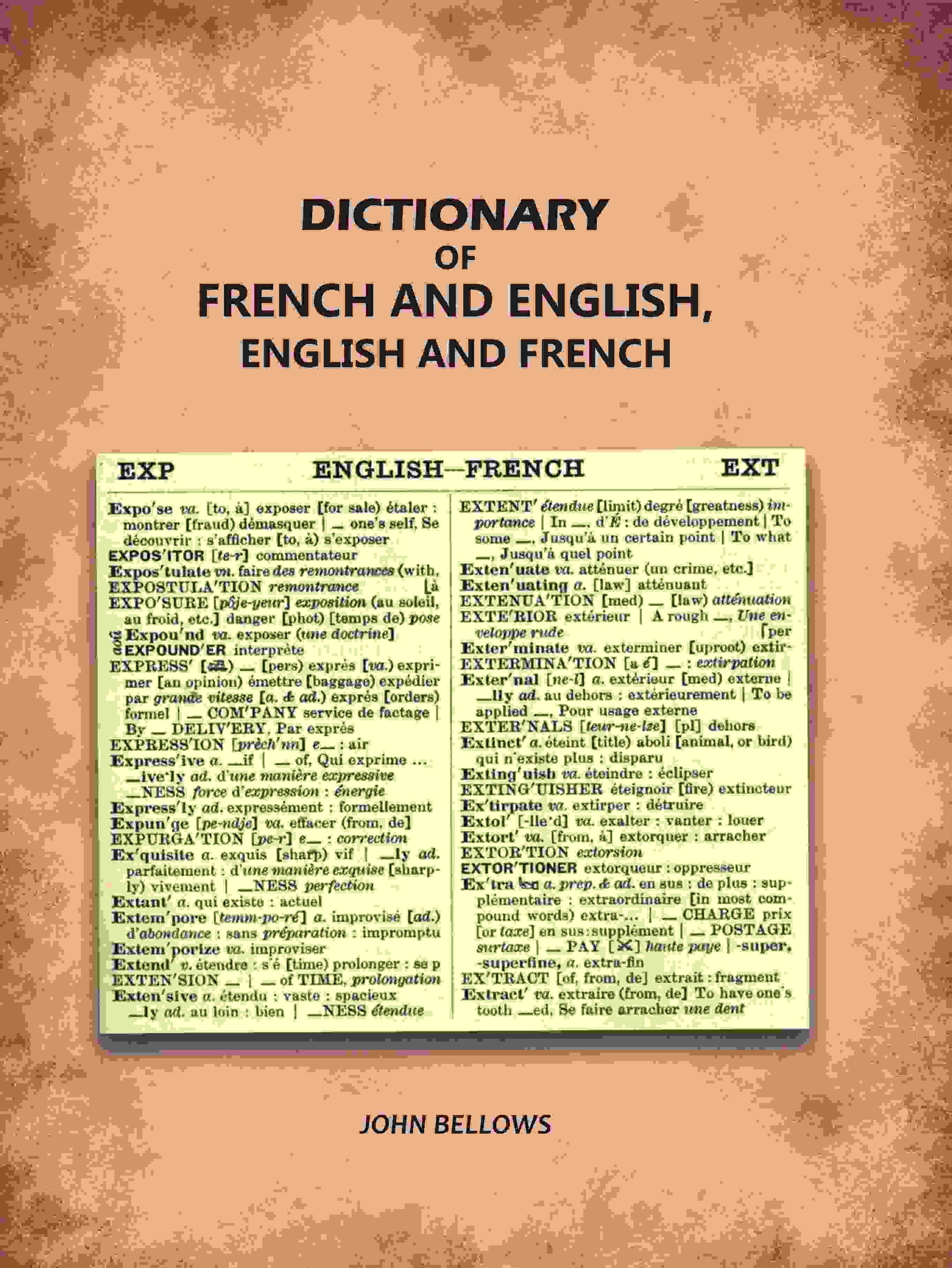 Dictionary of French and English, English and French - Gyan Books | Grocsy