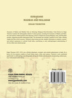 Eurasians of Madras and Malabar Note on Tattooing; Malagasy-Nias-Dravidians; Toda Petition - Gyan Books | Grocsy