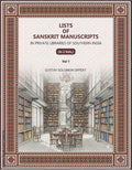 Lists Of Sanskrit Manuscripts: In Private Libraries Of Southern India (1st) - Gyan Books | Grocsy