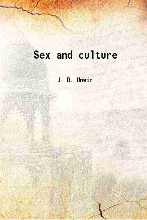 Sex and culture - Gyan Books | Grocsy