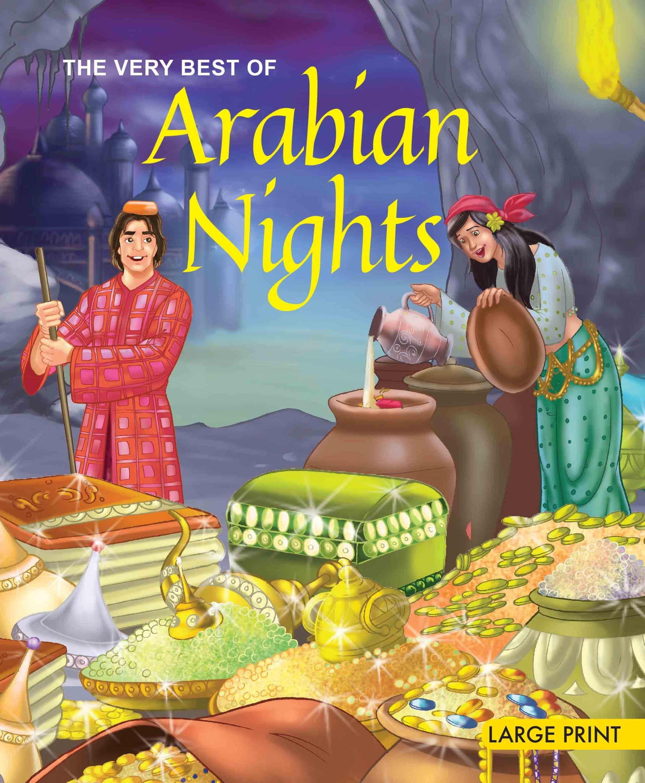The Very Best of Arabian Nights : Large Print (Binder) - Om Books | Grocsy