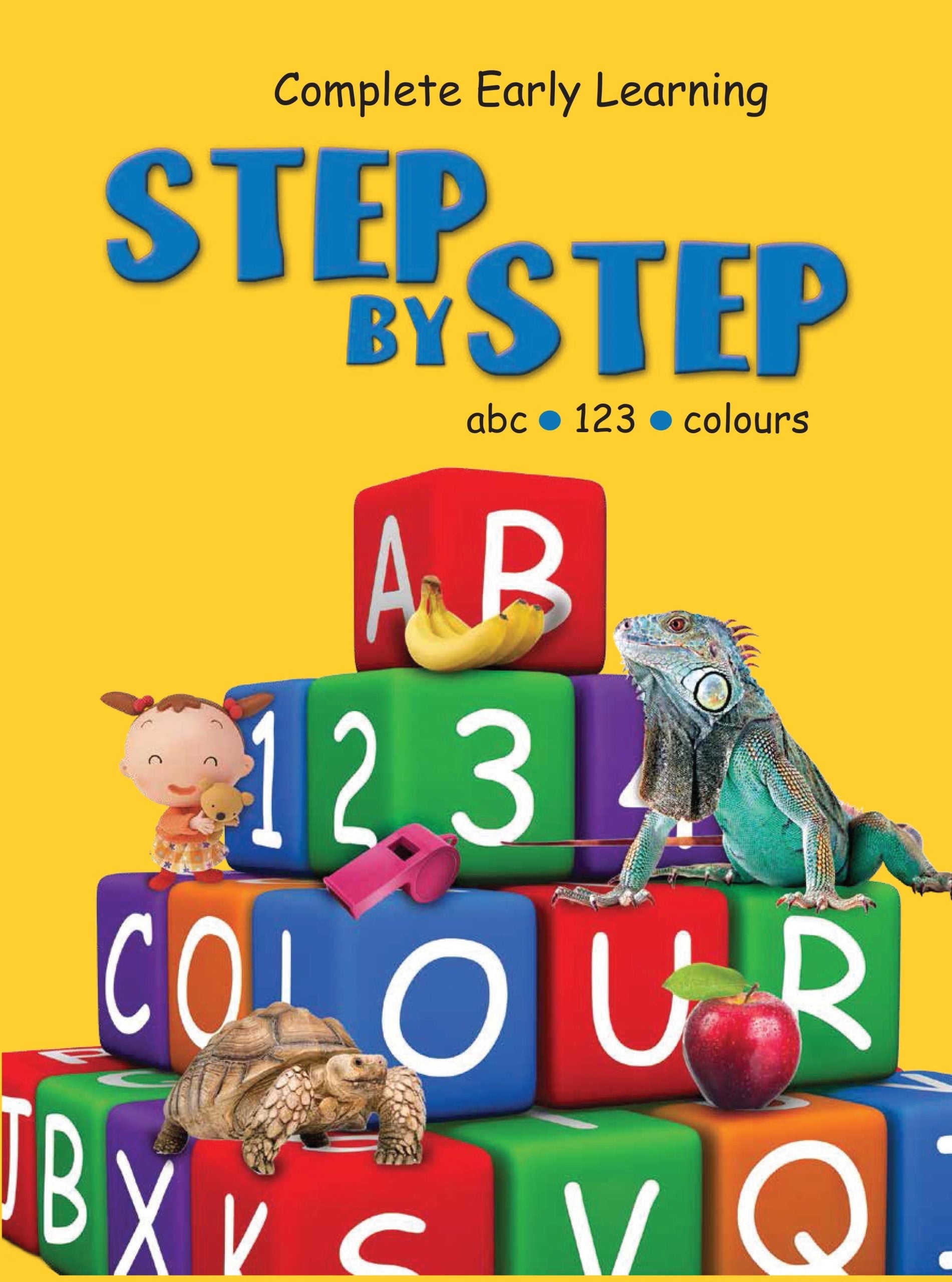 Step by Step Abc 123 Colours - Om Books | Grocsy