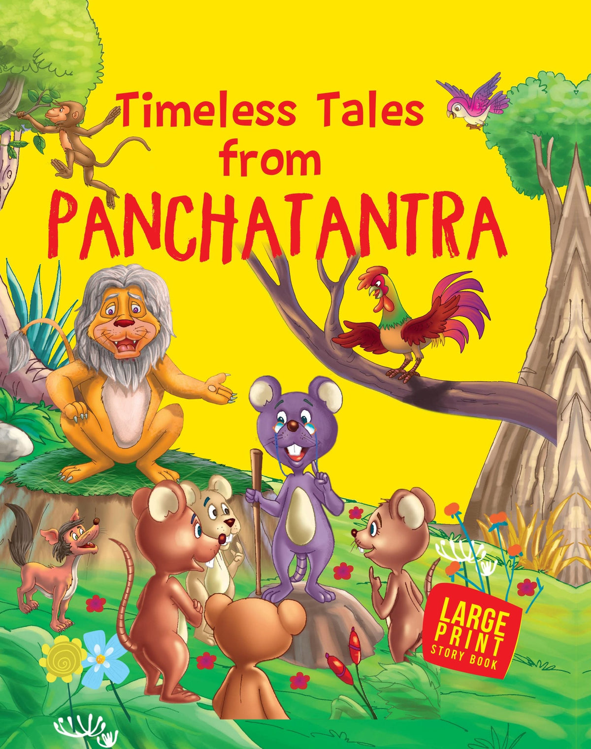 Timeless Tales from Panchatantra : Large Print - Om Books | Grocsy