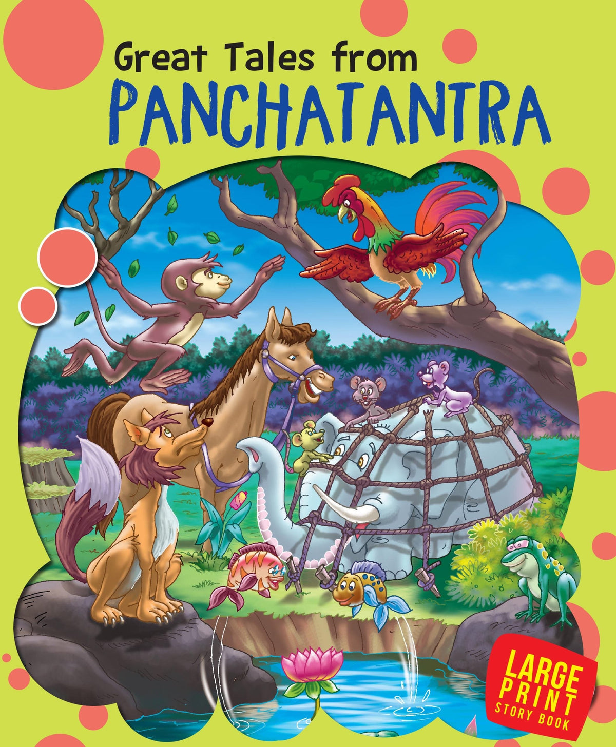 Great Tales from Panchatantra : Large Print (Binder) - Om Books | Grocsy