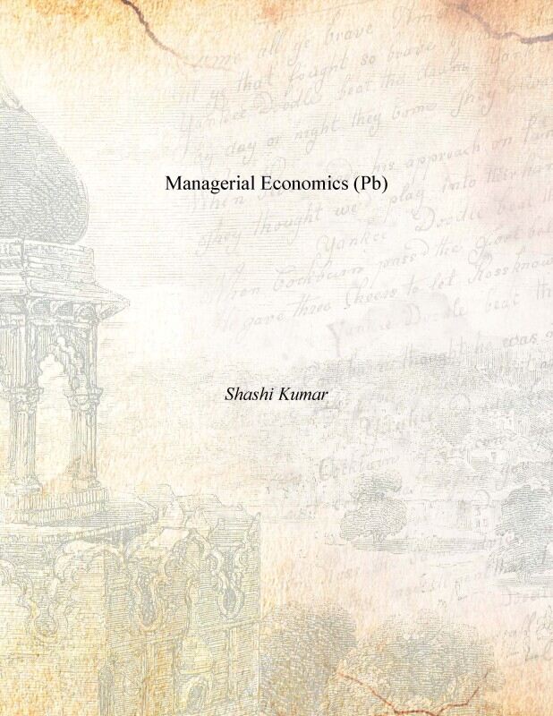 Managerial Economics (Pb) - Gyan Books | Grocsy