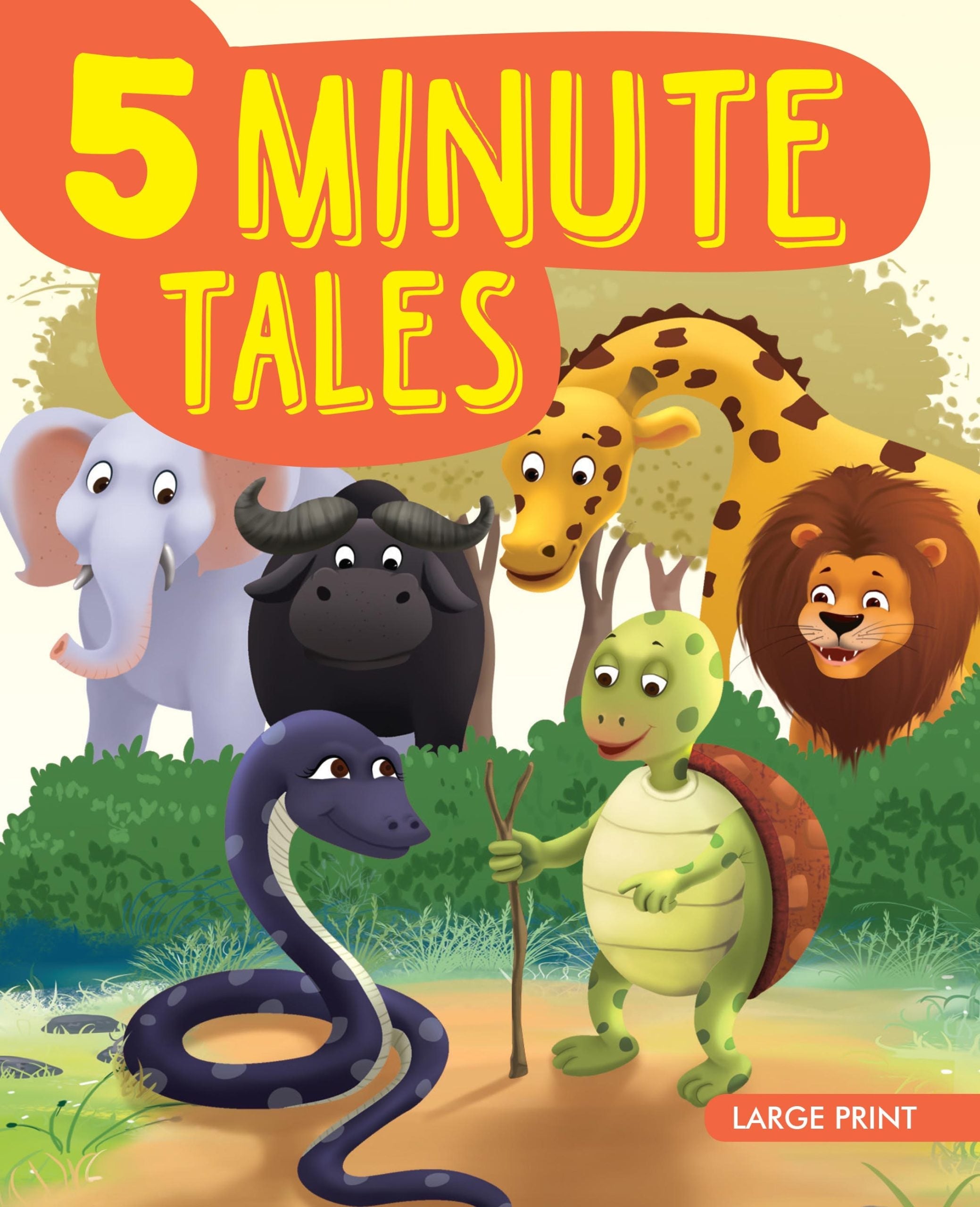 5 Minute Tales : Large Print - Om Books | Grocsy