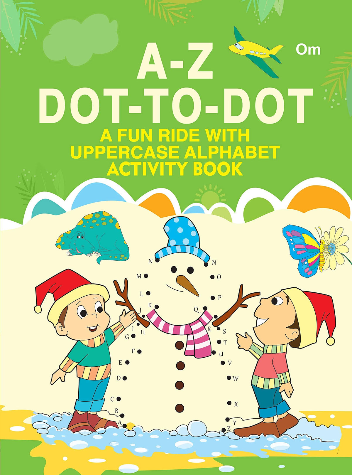 A-Z Dot-to-Dot : A Fun Ride with Uppercase Alphabet Activity Books - Om Books | Grocsy