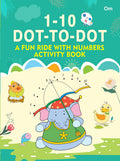 1-10 Dot-to-Dot : A Fun Ride with Numbers Activity Books - Om Books | Grocsy
