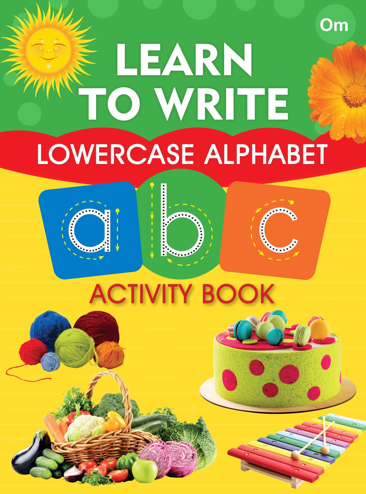 Learn to Write Lowercase Alphabet abc Activity Book - Om Books | Grocsy